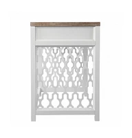 Wood Writing Desk with 3 Drawers – Functional & Elegant Design