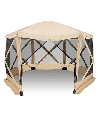 11.5 X 11.5 Ft Pop-up Screen House Tent with Portable Carrying Bag