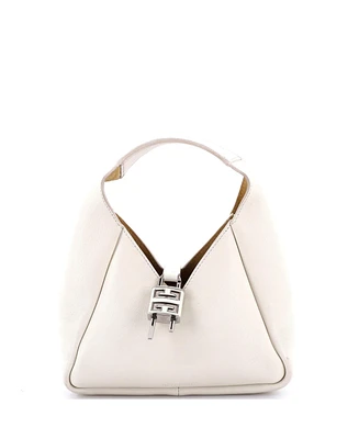 Pre-Owned Givenchy Mini Padlock Hobo Leather