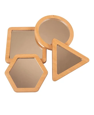 Yellow Door Little Looking Shape Mirrors - Set of 4