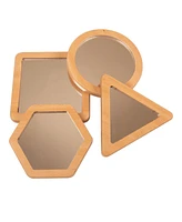 Yellow Door Little Looking Shape Mirrors - Set of 4