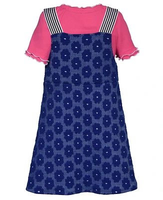 Bonnie Jean Toddler and Little Girls Floral Jumper Dress