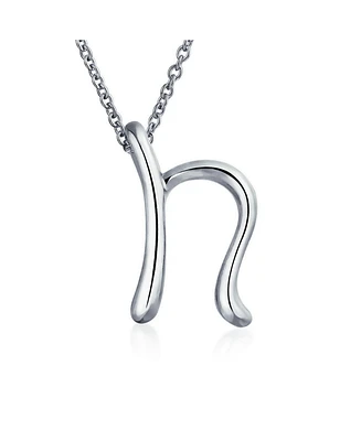 Bling Jewelry Initial Pendant Necklace