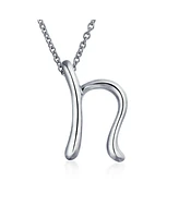 Bling Jewelry Initial Pendant Necklace