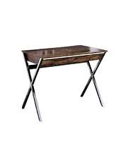 Minimalist Writing Desk with 2 Drawers – Compact Home Office Solution