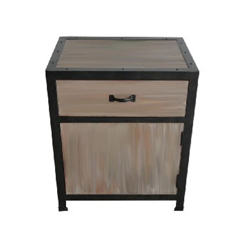 Elegant Wood End Table with Drawer for Easy Storage
