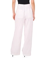 Vince Camuto Women's Linen-Blend Wide-Leg Pants