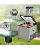 68/90 Quart Car Refrigerator with Compressor for Dc 12/24V and Ac 100-240V