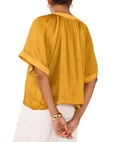 Vince Camuto Women's Flowy V-Neck Blouse