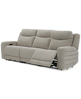 Kristyan 3-Pc. Fabric Sofa with 3 Power Recliners