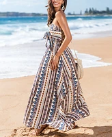 Cupshe Women's Boho Aura Ornate Midi Beach Dress