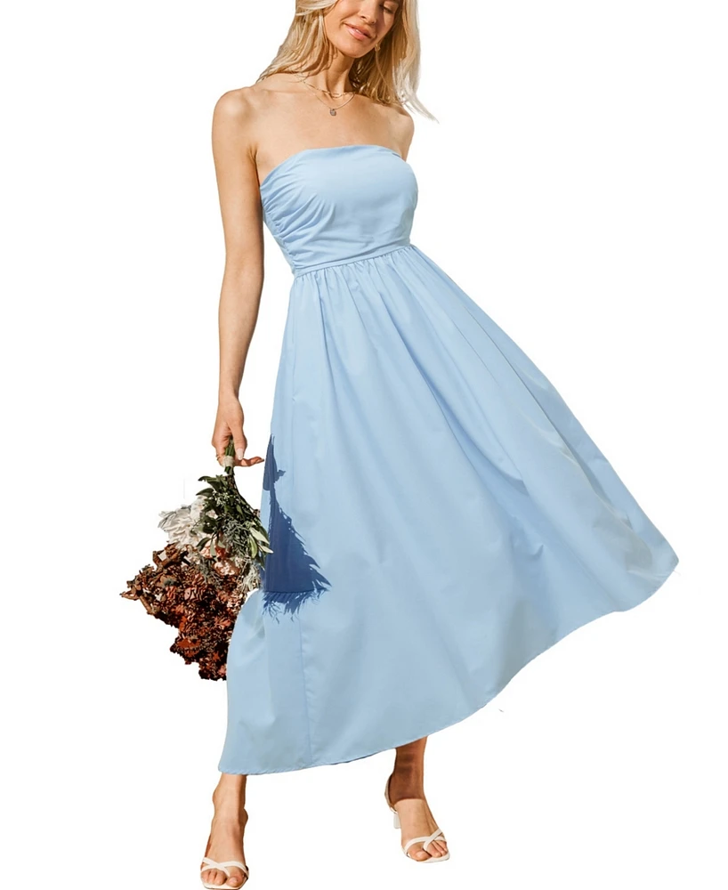 Cupshe Women's Out of a Fairytale Midi Beach Dress