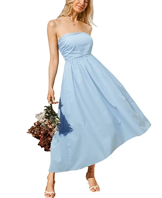 Cupshe Women's Out of a Fairytale Midi Beach Dress