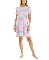 Roudelain Women's Printed Short-Sleeve Sleepshirt