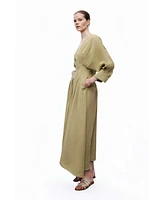 Nocturne Women's Pleated Midi Dress