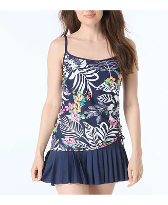 Beach House Women's Bridget Shirred Side Underwire Tankini Top
