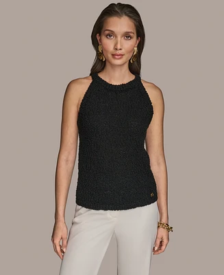 Donna Karan New York Women's Textured Knit Sleeveless Top