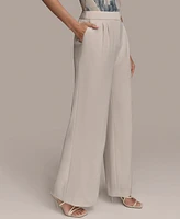 Donna Karan New York Women's Pleat-Front Wide-Leg Pants