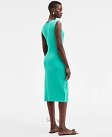 On 34th Women's Knot-Front Knit Midi Dress, Exclusively at Macy's