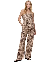 Sanctuary Women's The Soft Printed Wide-Leg Trousers