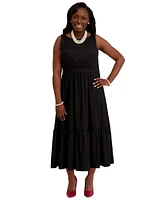 Kasper Women's Tiered Midi Dress, Regular & Plus Sizes