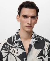 Mango Men's Floral Print Shirt
