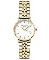 Rosefield Small Edit Women's Gold Tone Stainless Steel Bracelet Watch 26mm