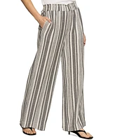 Sanctuary Women's Palm Cotton Wide-Leg Pull-On Pants
