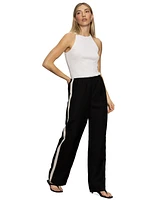 Sanctuary Women's Side-Striped Casual Track Pants