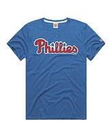 Homage Men's Royal Philadelphia Phillies Hyper Local Tri-Blend T-Shirt