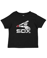 Soft as a Grape Toddler 2-Pack Black/Heather Gray Chicago White Sox Cooperstown Collection T-Shirt Set