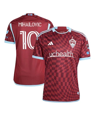 Adidas Men's Djordje Mihailovic Burgundy Colorado Rapids 2024 One Flag Kit Authentic Player Jersey