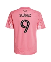 Adidas Big Boys and Girls Luis Suarez Light Pink Inter Miami Cf 2025 Euforia Replica Player Jersey