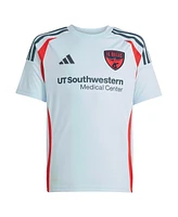 Adidas Big Boys and Girls Luciano Acosta Light Blue Fc Dallas 2025 The Inferno Kit Replica Player Jersey