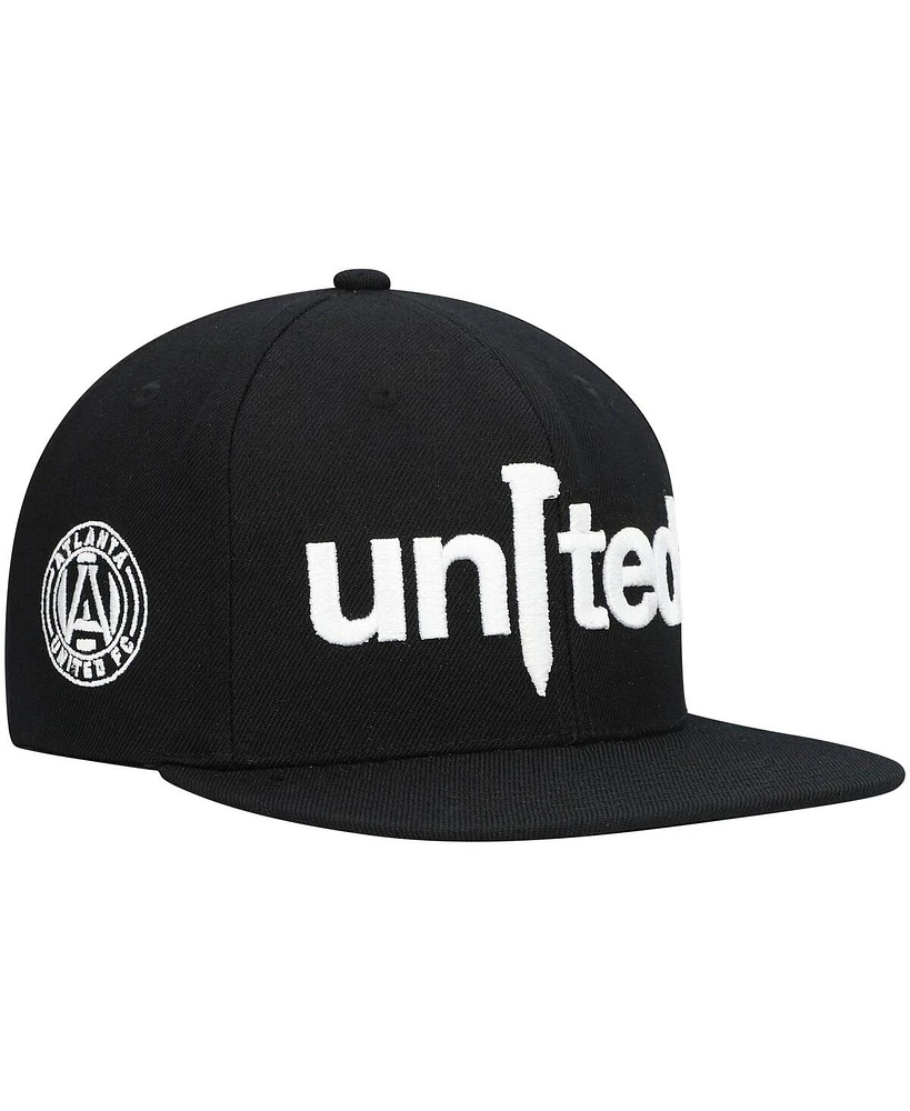 Mitchell & Ness Men's Black Atlanta United Fc Original Fani Snapback Hat