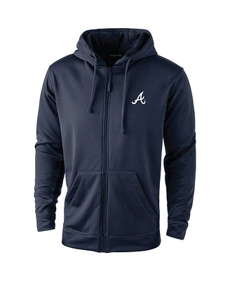 Dunbrooke Men's Navy Atlanta Braves Trophy Full-Zip Hoodie