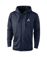 Dunbrooke Men's Navy Atlanta Braves Trophy Full-Zip Hoodie