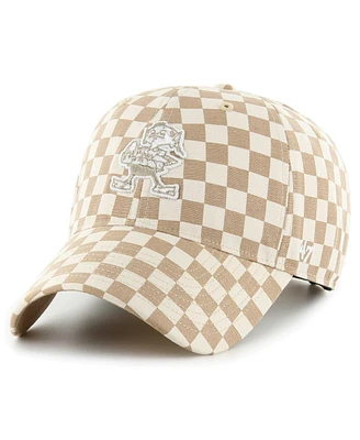 '47 Brand Women's Tan Cleveland Browns Vibe Check Clean Up Adjustable Hat
