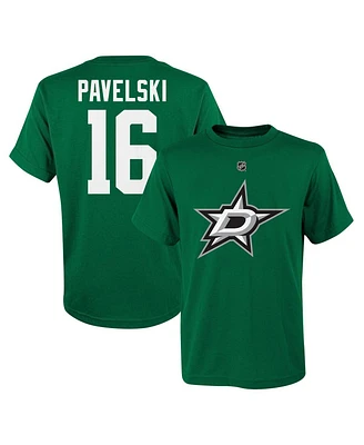 Outerstuff Big Boys and Girls Joe Pavelski Kelly Green Dallas Stars Player Name Number T-Shirt