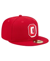 New Era Men's Scarlet Ohio State Buckeyes Vault 59FIFTY Fitted Hat