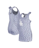 New Era Women's Royal Los Angeles Dodgers Space Dye Keyhole Back Tank Top