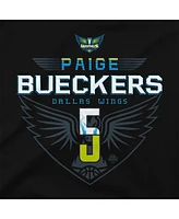 Stadium Essentials Men's and Women's Paige Bueckers Black Dallas Wings 2025 Wnba Draft Player Runaway T-Shirt