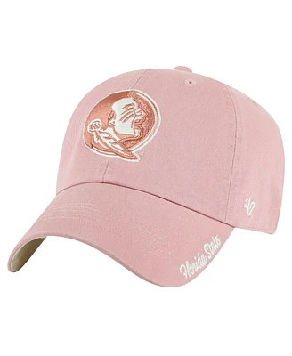'47 Brand Women's Light Pink Florida State Seminoles Dusty Miata Clean Up Adjustable Hat