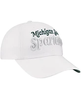 '47 Brand Women's White Michigan State Spartans Pensacola Clean Up Adjustable Hat