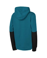 Nike Big Boys and Girls Teal Jacksonville Jaguars Club Pullover Hoodie