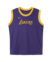 Nike Preschool 2-Piece Purple Los Angeles Lakers Mesh Tank Top and Shorts Set