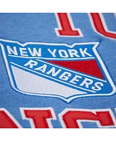 Mitchell & Ness Men's Blue New York Rangers Playoff Win Fleece Pullover Sweatshirt