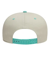 New Era Men's Tan Tottenham Hotspur Contrast Visor 9FIFTY Adjustable Hat