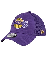 New Era Men's Purple Los Angeles Lakers Subtle Camo 39THIRTY Flex Hat
