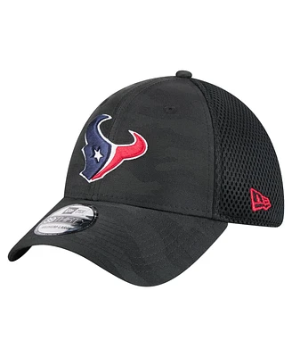 New Era Men's Black Houston Texans Active Camo 39THIRTY Flex Hat